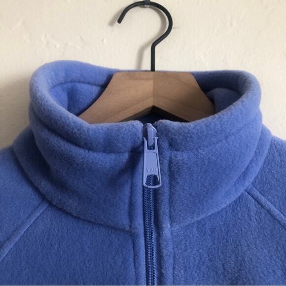 Columbia Benton Springs Full Zip Fleece Zipup Periwinkle Blue Sweater Jacket - Picture 7 of 9